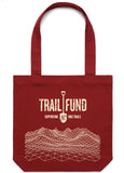 Trail Fund Canvas Tote Bag.  Limited Edition